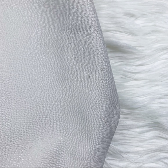 Michael Kors Jet Set Travel Extra Small Carryall Tote Bag Saffiano Leather White - Picture 2 of 11